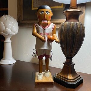Vtg Limited Edition Oklahoma Sooners Basketball Nutcracker 16” OU 258/500 GUC